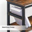 81cm H x 60cm W Metal Bookcase