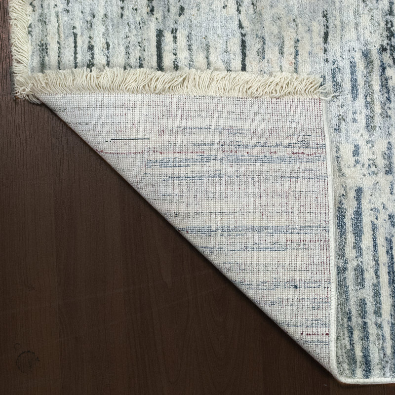 Tapis de zone ivoire Harleigh, Rectangle 7 pi 8 po x 10 pi 7 po