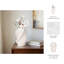 Joss & Main 12" Murano 3D Printed Small Vase, White-372413106