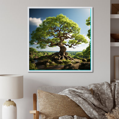 «Maple Tree With Graceful Curves I», reproduction d'art sur toile