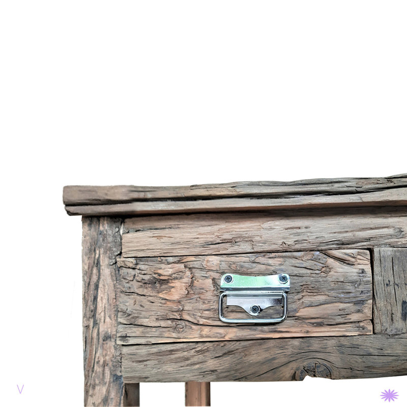 Rustic 2-Drawer Kitchen Island