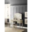 Ensemble de meuble-lavabo de chambre à coucher contemporain avec tiroir et tabouret pliable