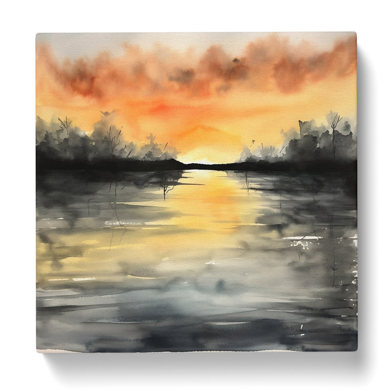 Sunrise Ink Wash No.3 - No Frame Print