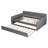 Full Size Upholstered daybed with Trundle and Wood Slat Support-17194352
