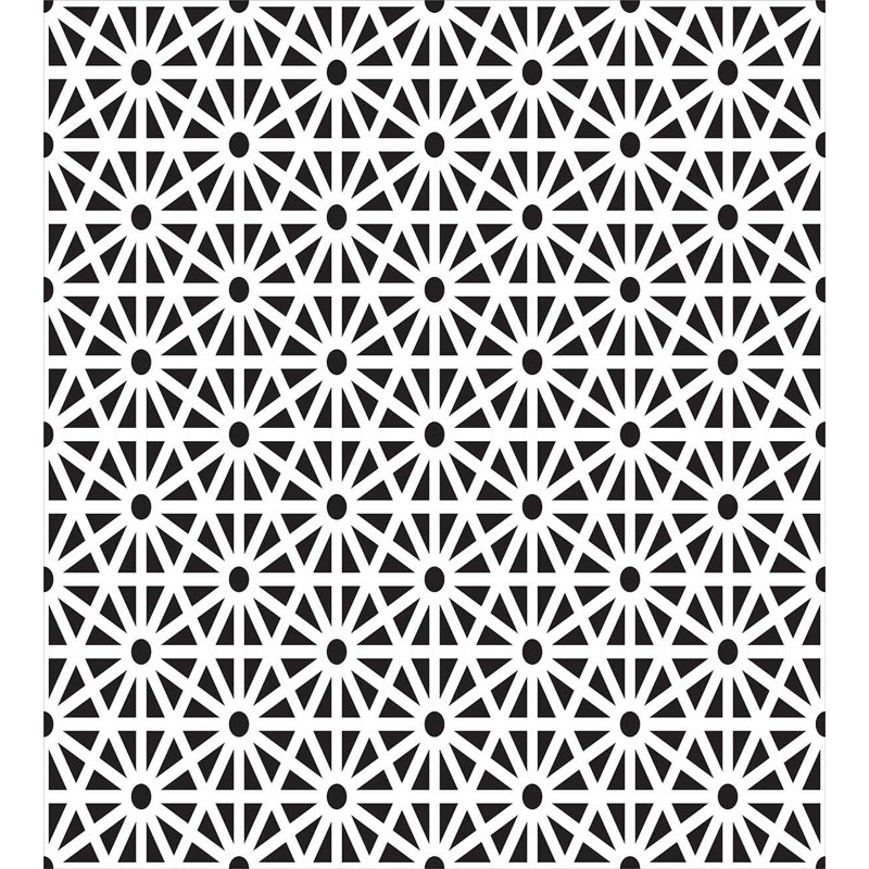 Ensemble de housse de couette à imprimé moyen arabesque authentique, ancien motif marocain islamique avec effets oriental