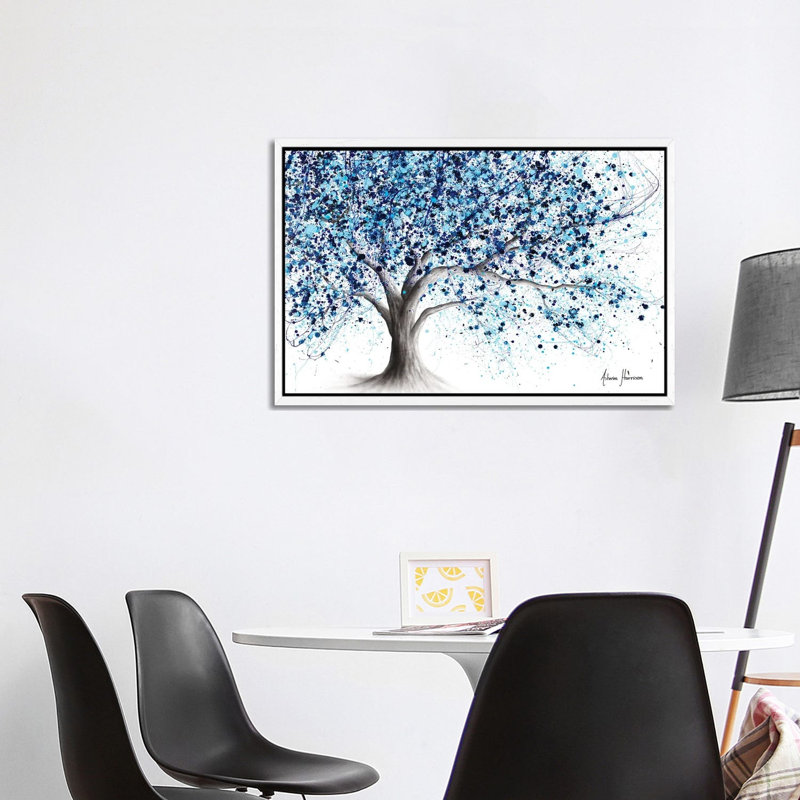 Marine Tree by Ashvin Harrison - Print on Canvas, 152.5 cm H x 101.5 cm W, White Framed