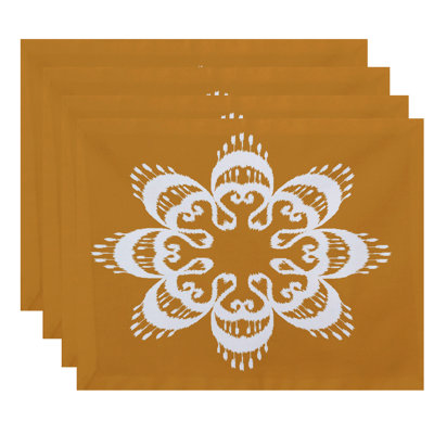 Feltner Polyester Geometric Rectangle Placemat
