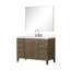 Ensemble de miroir de meuble-lavabo simple l 48 po x P 22 po Laurel-82319178-113385134