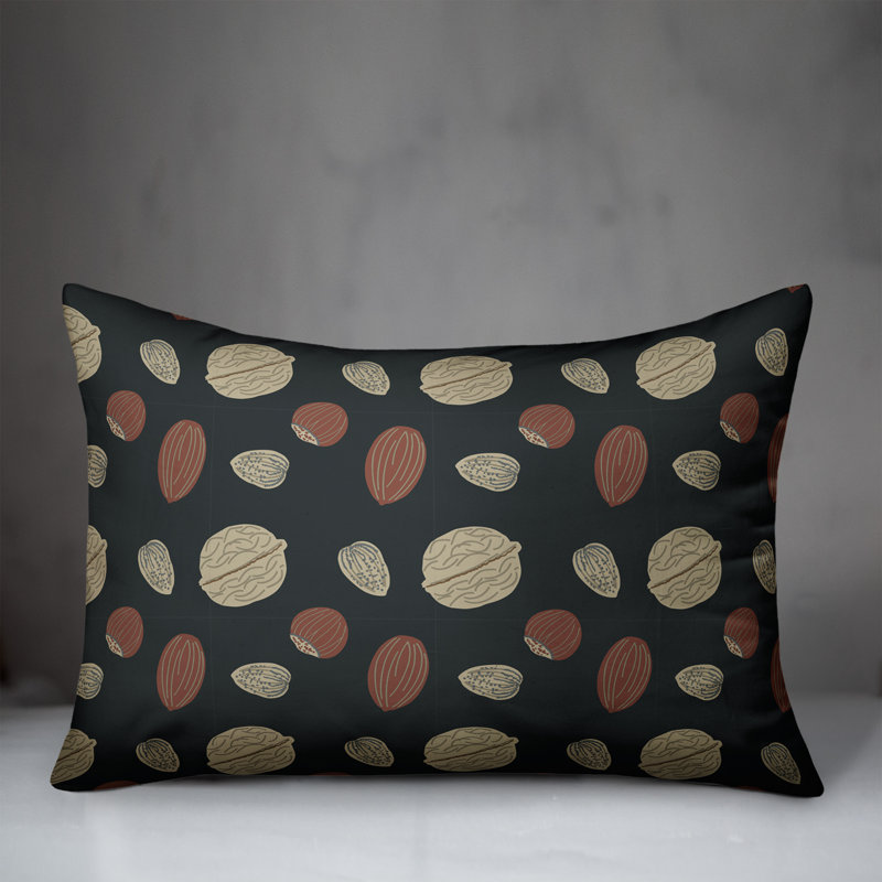  Coussin Nut Assortment, Marron / Noir / Pêche