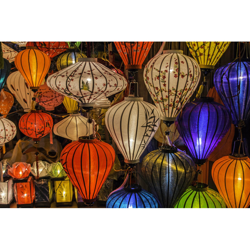 Hoi An Lanterns by Pjrimages - Wrapped Canvas Print, 30cm H x 46cm W