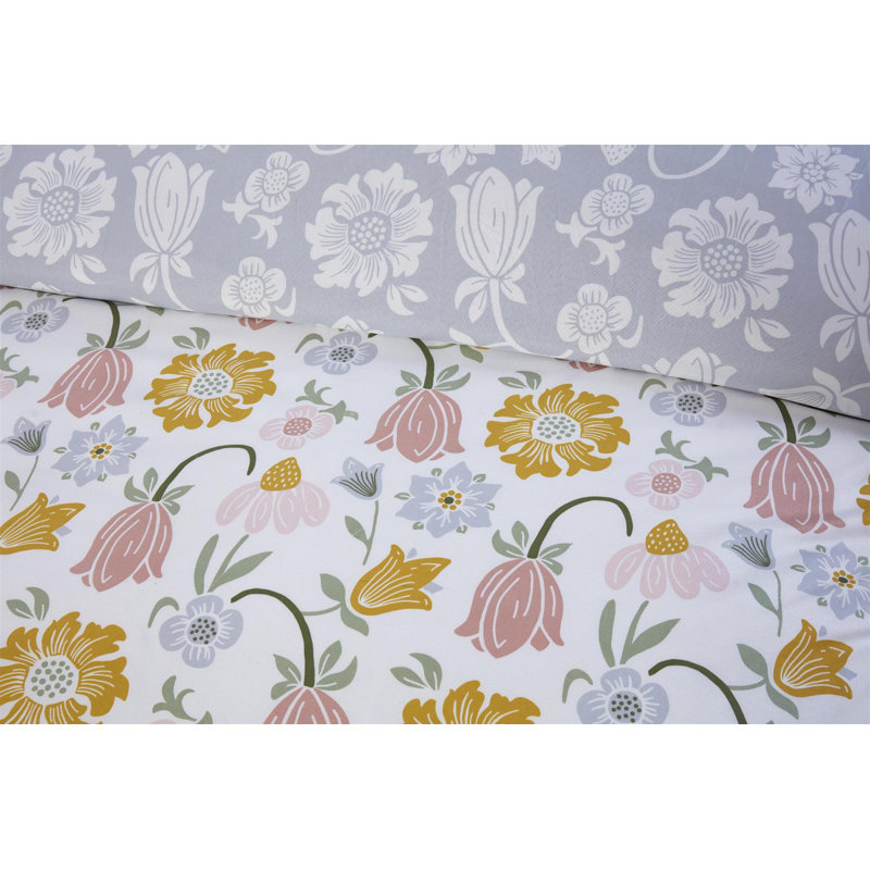 Victorian Bloom Multi Duvet Cover Set Bedding Set, King Duvet Cover Set + 2 Standard Pillowcases
