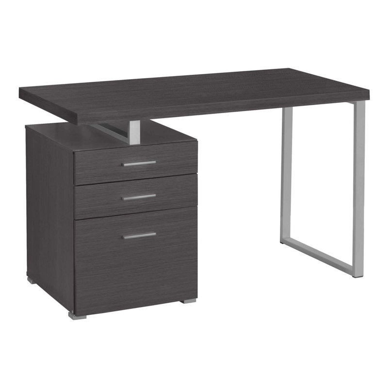 Bureau d'ordinateur, Gris