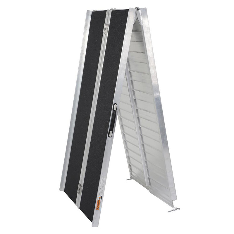 6 pi. Rampe de seuil en aluminium, H 1,97 po x l 28,35 po x L 120,08 po