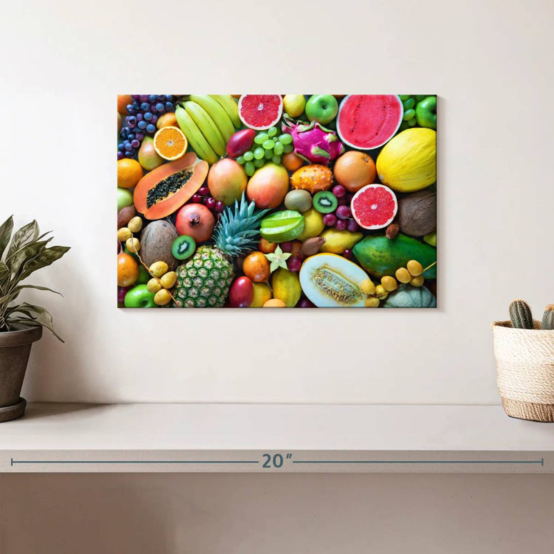 Yarlin fruits tropicaux mûres, H 8 po x l 12 po