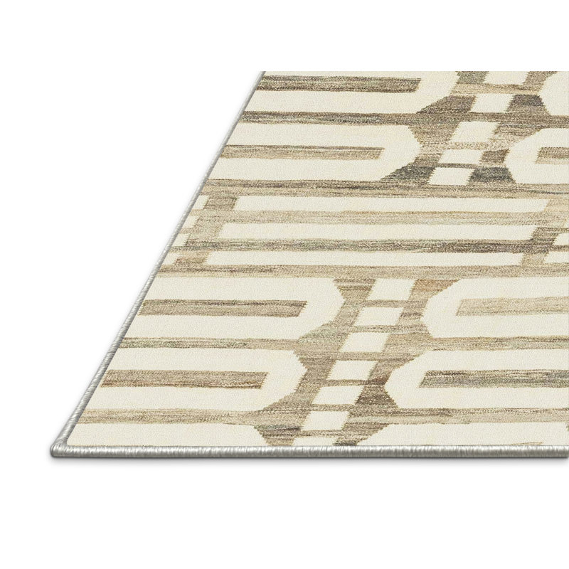 Abstract Indoor Rug, Rectangle 2' x 4'