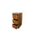 Rafeef 18.25'' Wide 3 -Drawer Solid Wood File Cabinet