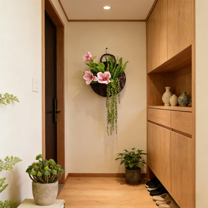 Wall-Mounted Artificial Flower