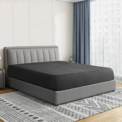 Boston Linen Co. Microfiber Fitted Sheet Set Microfiber Fitted Sheet