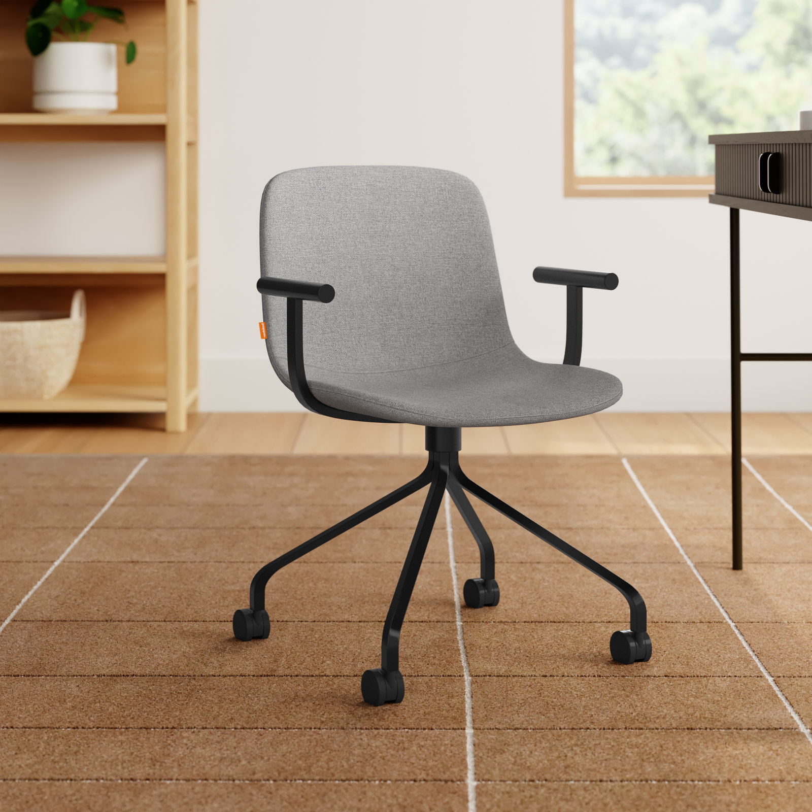 Key Meeting Office Chair, Light Grey
