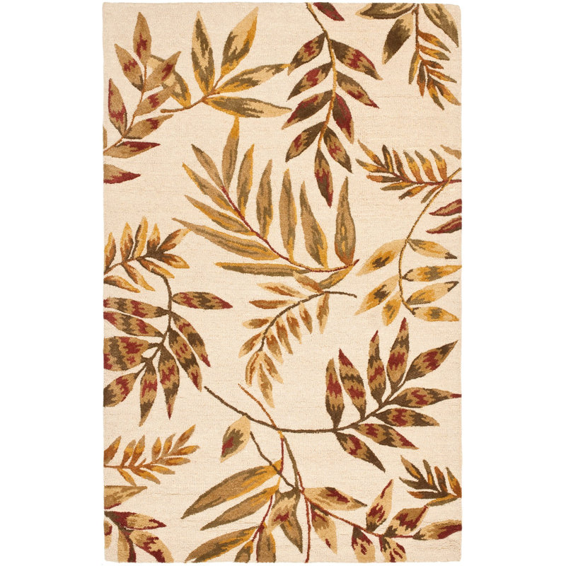 Tapis beige en laine et viscose touffetés à la main Soho, Tapis de couloir 2 pi 6 po x 8 pi