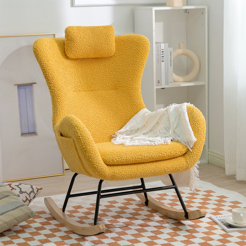 Chaise berçante Khmari, Yellow