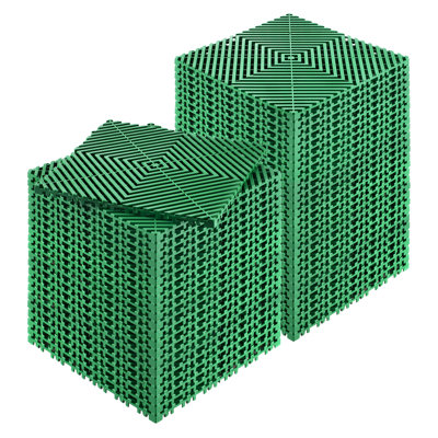 Interlocking Drainage Mat, Modular Interlocking Cushion Durable PP