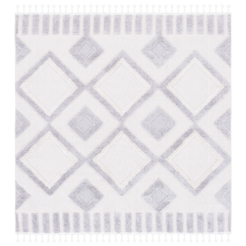 LaKee Performance Geometric Rug, Square 6'7"