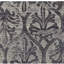 Hand Knotted Damask Area Rug in Gray-1473819285