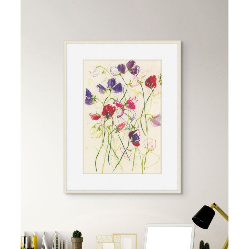 Sweet Peas 1 Print, 51" H x 40" W