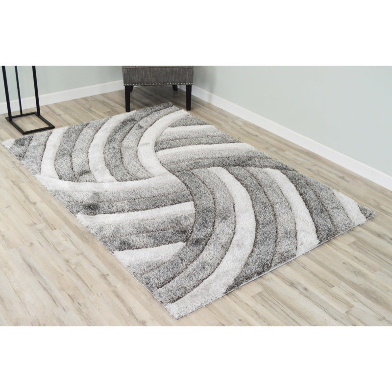 Tapis gris Salvant, Rectangle 5 pi 2 po x 7 pi 5 po