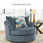 Fauteuil d'appoint pivotant surdimensionné Gwenith Place-96687522