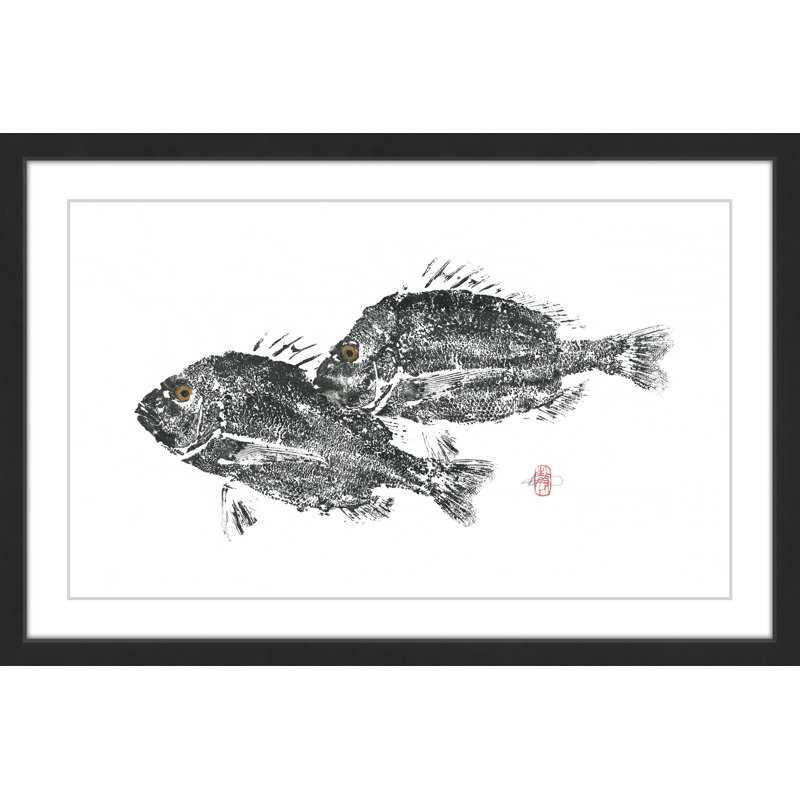 «Snap Snap», reproduction d'art encadrée, H 12 po x l 18 po x P 1,5 po