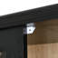 Vitrine haute 73,25 po avec portes doubles en verre