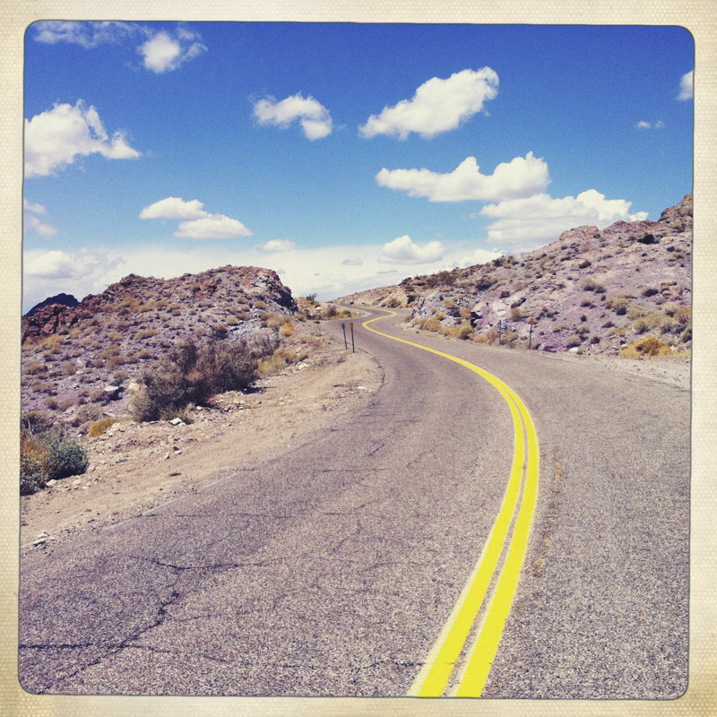 Route 66 - Wrapped Canvas Print, 76cm H x 76cm W