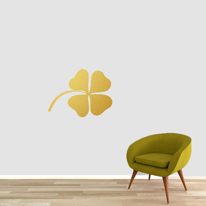 Mccloud Plants & Flowers Wall Decal, Gold