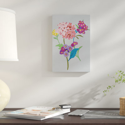 " Alpine Bouquet III On Gray " by Danhui Nai