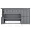 Lit escamotable simple 6 tiroirs avec garde-robe, tablettes, armoire et bureau-75580631