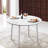 Dilbag Round Metal Base Dining Table