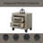 Mari Light Gray Finish Nightstand