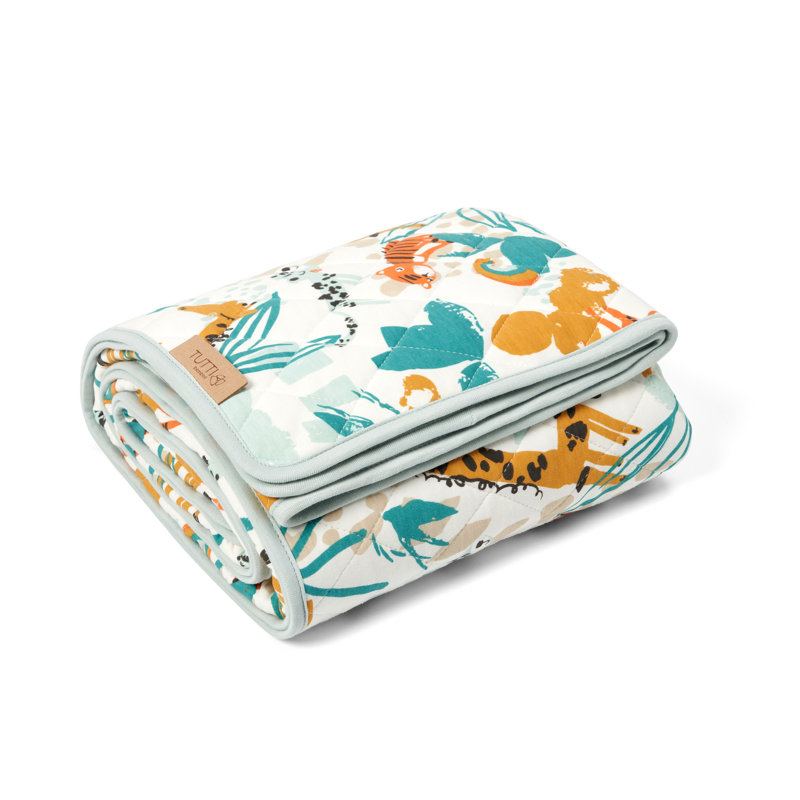 Tutti Bambini Cot/Cot Bed Coverlet - Run Wild