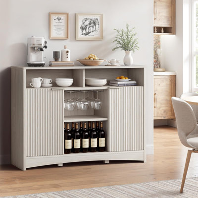 Modern Dining Table Cabinet Storage Space, Suitable For Dining Room, Living Room Coffee Bar by Dakota Fields