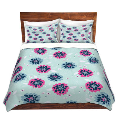 DiaNoche Duvet Cover Sets Microfiber by Metka Hiti - Flower Blossoms