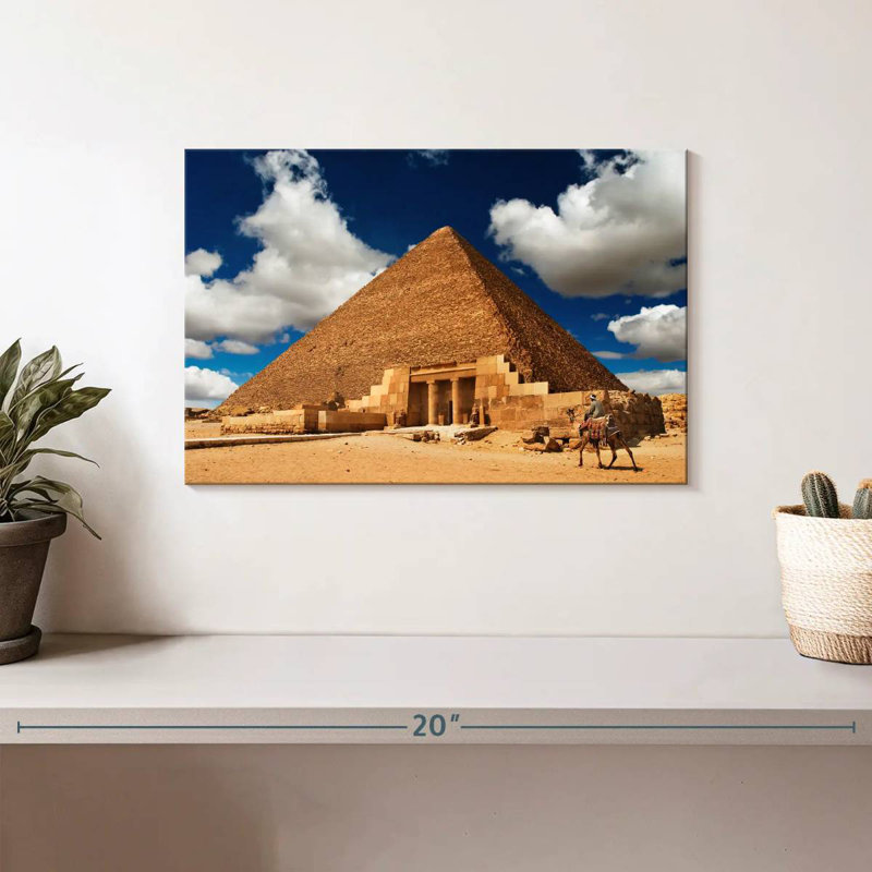 Adella Egyptian Pyramid, 8" H x 12" W