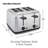Hamilton Beach® Brushed Stainless Steel 4-Slice Toaster with Extra Wide Slots for Bagels, Shade Selector, Toast Boost, Slide-Out Crumb Tray, Auto-Shutoff and Cancel Button