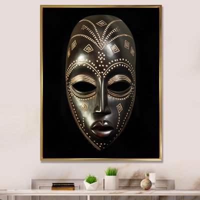 Ethnical Traditional African Mask XX - African Tribal Large Wall Art