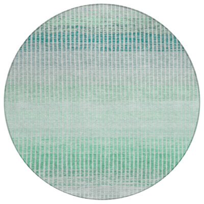Machine Washable Indoor/Outdoor Jouett ACN2313 Stripes Rug