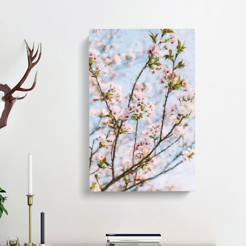 Cherry Blossom Tree - Wrapped Canvas, 60cm H x 40cm W x 3cm D
