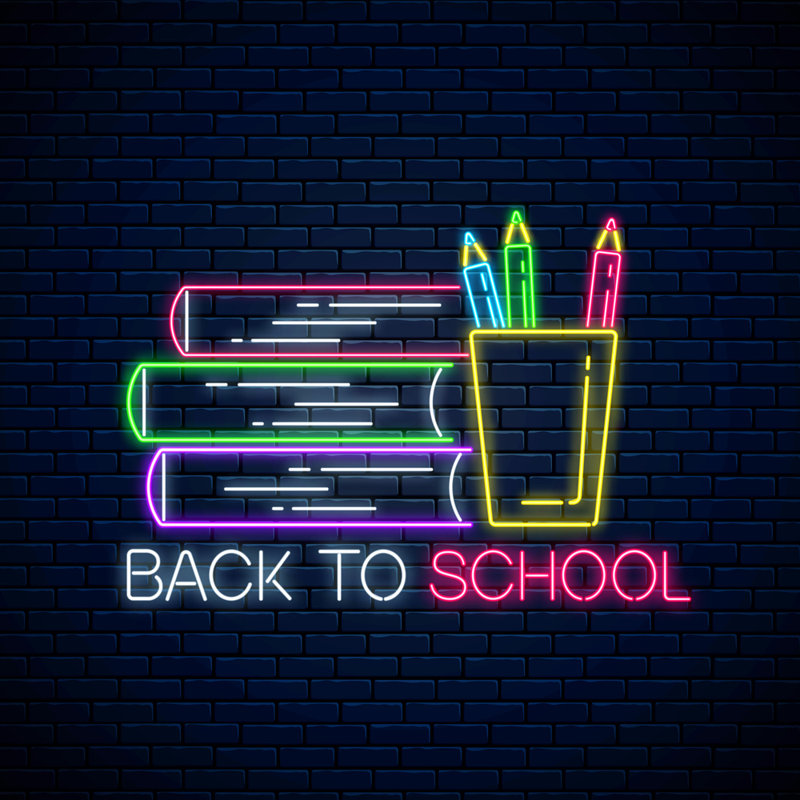«Neon Banner», impression sur toile tendue, H 20 po x l 20 po