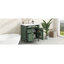 Meuble-lavabo 30 po avec lavabo supérieur, meuble-lavabo moderne avec 2 tiroirs et un tiroir basculant, meuble-lavabo simple-126233785