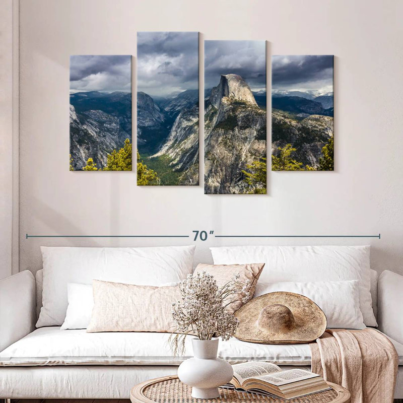 Alvord Storm Over Half Dome, 32" H x 52" W